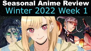I Watched Over 25 New Animes This Season | Seasonal Anime Review: Winter 2022 Week 1