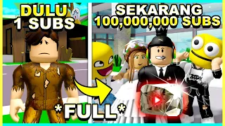 [FULL 3 EPISODE] 1 SUBSCRIBER Jadi 100,000,000 SUBSCRIBERS!! (Roblox Brookhaven 🏡RP)