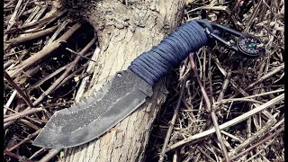 Make a Bushcraft Knife from Plow Parts