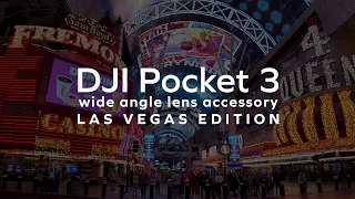 DJI Pocket 3 with Wide Angle Lens - Las Vegas Night Out - Real World Usage - 4k