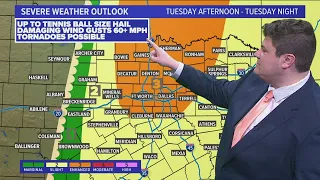 DFW weather: Severe storms possible three days in a row this week