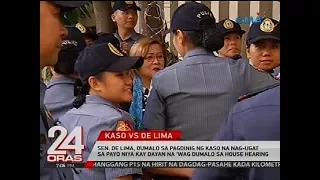 De Lima, dumalo sa pagdinig ng kaso na nag-ugat sa payo niya kay Dayan na 'wag dumalo sa hearing