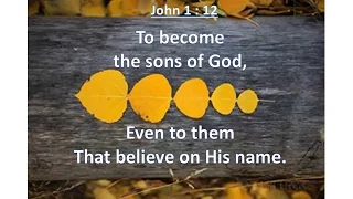 John 1:12, but as many as received him, [Jesus],KJV,singalong w lyrics, key of D