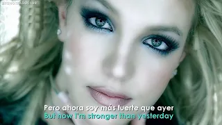 Britney Spears - Stronger // Lyrics + Español // Video Official