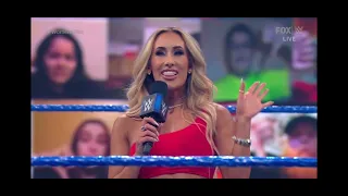 Wwe Smackdown Bianca Belair, Carmella, and Liv Morgan segment 7/9/21