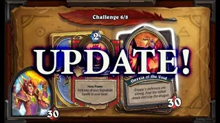 UPDATE to Dawngrasp vs. PUZZLE Onyxia 6/8 : Hearthstone Book of Mercenaries