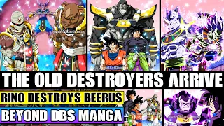 Beyond Dragon Ball Super The Old Gods Of Destruction Arrive! Destroyer Rino Annihilates Beerus