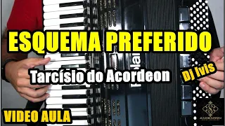 Vídeo Aula Acordeon | Dj Ivis Feat Tarcísio do Acordeon | Esquema Preferido (Forró Estilizado)