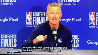 After Tragic Shooting in Uvalde Texas | Steve Kerr Delivers Powerful Massage