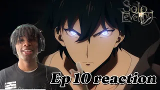 Getting stronger !! SOLO LEVELING EPISODE 10 REACTION !!