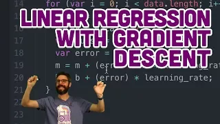 3.4: Linear Regression with Gradient Descent - Intelligence and Learning