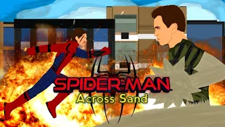 Spider-Man Across Sand ( полнометражный мультфильм ) рисуем мультфильмы 2