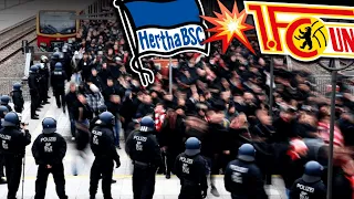 Angriffs-Versuch, Pyroshow & Riesen Choreo! (Hertha - Union 0:2, Berlin-Derby)