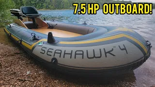 Intex Seahawk 4 + Gas Outboard