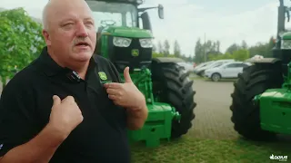 John Deere traktoru apskats