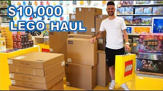 WE DID IT AGAIN! Spending $10,000 at the LEGO Store!