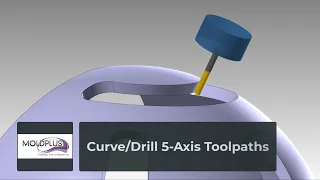 Curve 5axis Path Generation in Mastercam