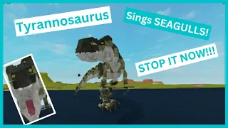 T.rex sings Seagulls, STOP IT NOW! || Plane Crazy! || 300 Sub Special!