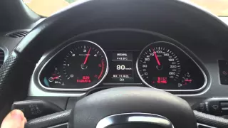 Audi Q7 3.0 TDI 2011 0-200km/h