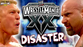 The Goldberg vs Brock Lesnar Disaster at Wrestlemania XX