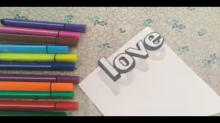 КАК НАРИСОВАТЬ 3Д РИСУНКИ/HOW TO DRAW 3D/3D RASM CHIZISH/3Д СУРОТ ТАРТУУ/3Д СУРЕТ САЛУ