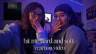 Hit me hard and soft reaction video {feat riah}