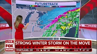 Strong Winter Storm Carries Freezing Rain, Snow To Northeast