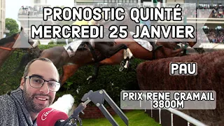 🔴Pronostic Quinté+ Mercredi 25 Janvier 2023. Pau🔴