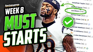 20 MUST Start Players for Week 8 (2023 Fantasy Football)