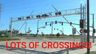 Railroad Crossing Compilation Of The SACRT Blue Line All Signal Crossing's In Order [4K HD]