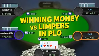 Playing Against LIMPERS at Low Stakes Pot Limit Omaha