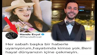 ¡Hande Erçel se olvidó rápidamente de Kerem Bursin!