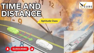 TIME AND DISTANCE Aptitude class  | V Cube Software Solutions  | Best Training Institute in HYD