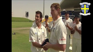 Ben Stokes' first-class debut - with a pink ball!