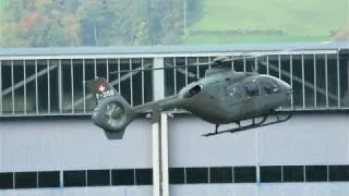 brand new Swiss army EC635 at Alpnach