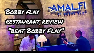 Bobby Flay restaurant Amalfi review, “beat Bobby flay”