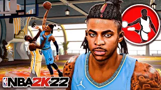 *NEW* JA MORANT BUILD is UNSTOPPABLE in NBA 2K22 - BEST SLASHING PLAYMAKER BUILD