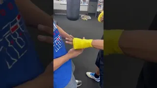 Boxing Open Palm Wrap by manny pacquiao & emmanuel pacquiao's trainer Marvin somodio