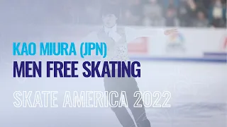 Kao MIURA (JPN) | Men Free Skating | Norwood 2022 | #GPFigure