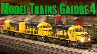 Model Trains Galore! 4 Model Trains in Action