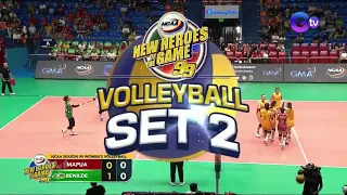 NCAA Women's Volleyball Benilde vs. Mapua (Second Set) | NCAA Season 99