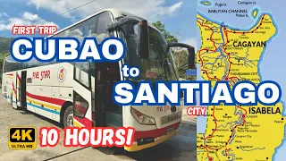 FIRST TIME TO RIDE FIVE STAR DELUXE BUS FROM CUBAO TO SANTIAGO || FIRST TRIP || 10 HOURS TRAVEL TIME