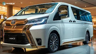 2025 Toyota Hiace! -  More Stylish Interior Minivan Is Here!!!