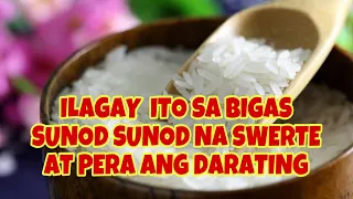 ILAGAY SA BIGAS SWERTE AT PERA ANG DARATING SAYO NGAYONG 2023 | GIO AND GWEN LUCK AND MONEY CHANNEL