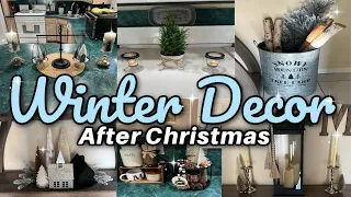 COZY WINTER DECORATE WITH ME 2021 |  AFTER CHRISTMAS DECOR IDEAS l COLLAB