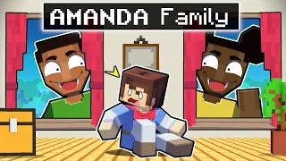 Joining AMANDA THE ADVENTURER Family In Minecraft!