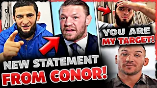 Conor McGregor has issued an URGENT STATEMENT on the COMEBACK / Khamzat Chimaev REPLIED to Usman