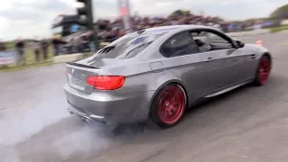 BRUTAL!! BMW M3 E92 w/ STRAIGHT PIPES - Revs, Acceleration, BURNOUT!