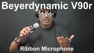 Beyerdynamic V90r (Ribbon Mic) Review vs Shure SM58 vs Earthworks SR40V + Singing Sample.
