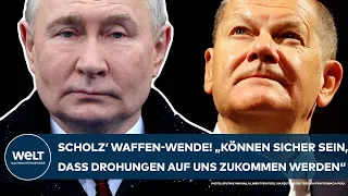 PUTINS KRIEG: Scholz-Wende! "Können sicher sein, dass da einige Drohungen auf uns zukommen werden!"